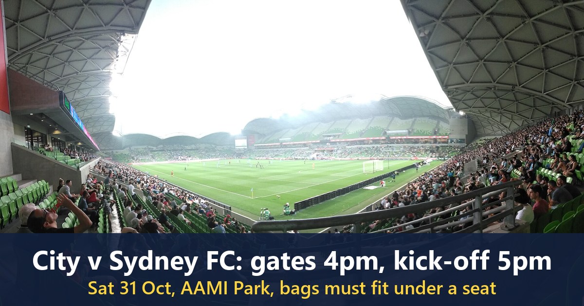 AAMI Park during a Melbourne City v Western United match in 2020