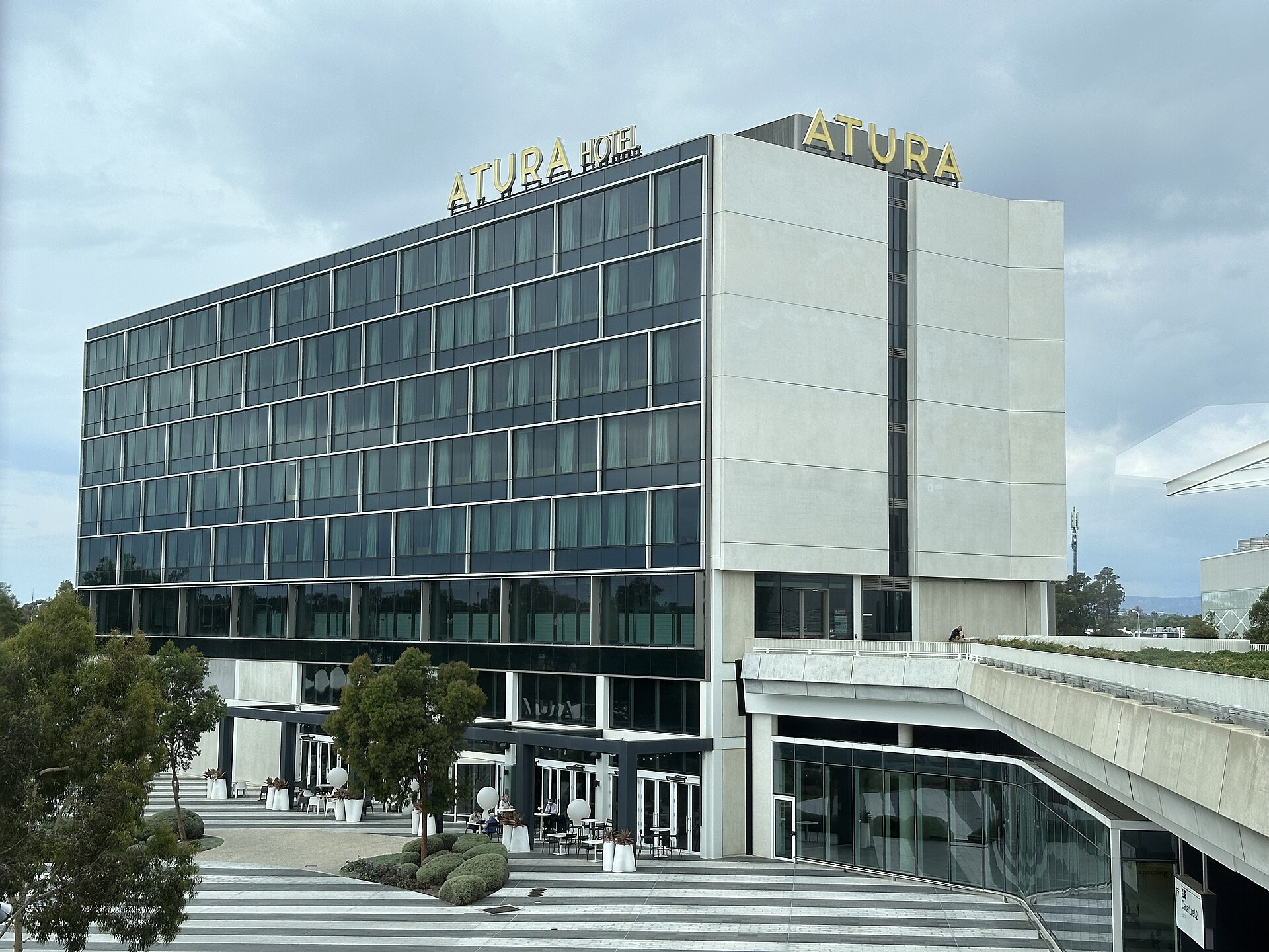Atura Hotel at Adelaide Airport, photographed in November 2024