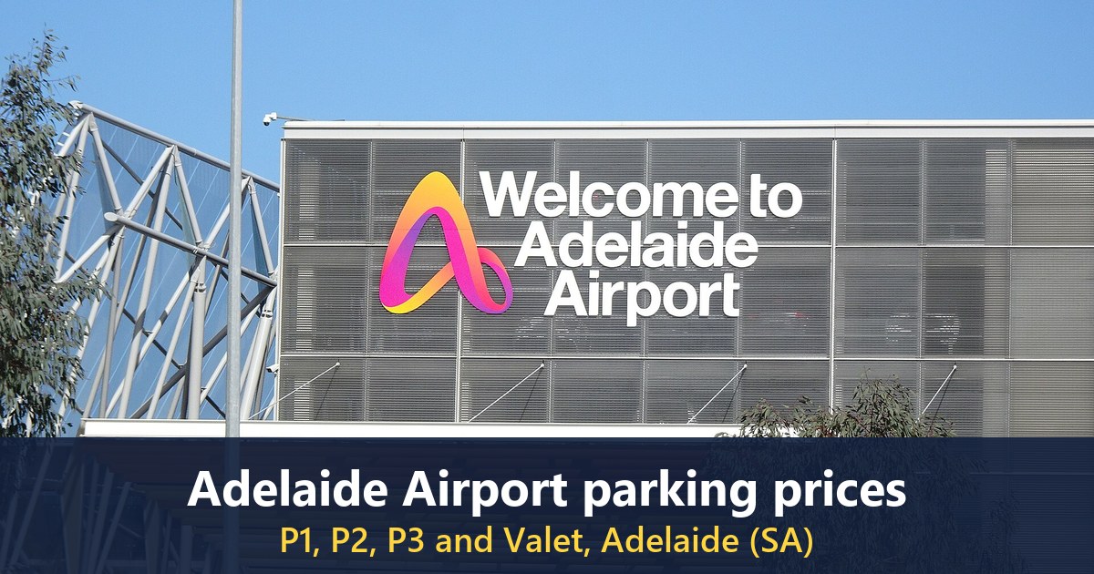 Welcome to Adelaide Airport sign
