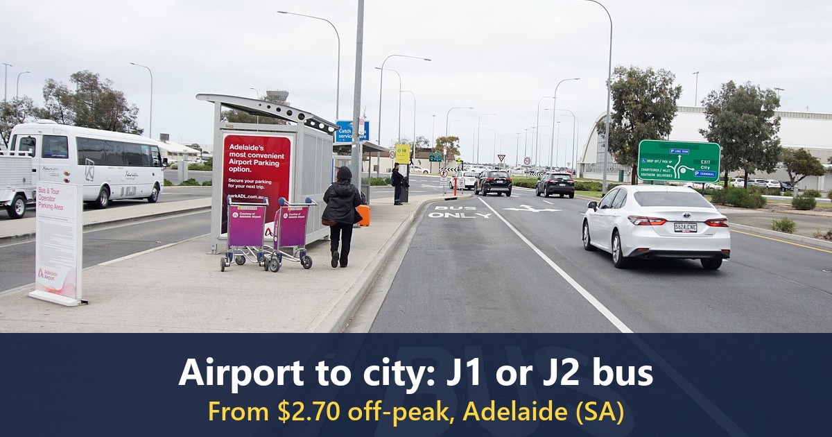 Bus Stop, Adelaide Airport