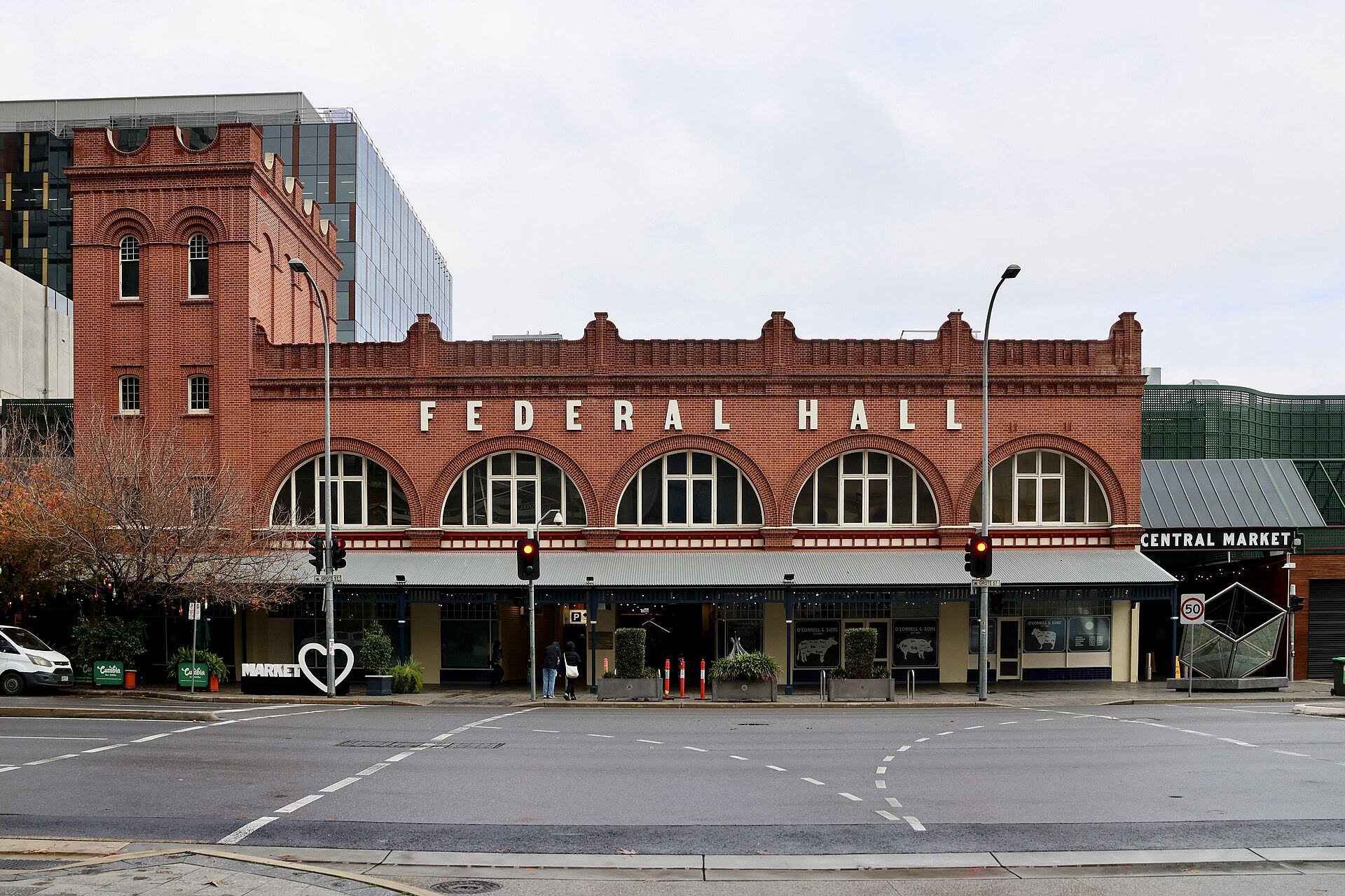 The Adelaide Central Market building, July 2026