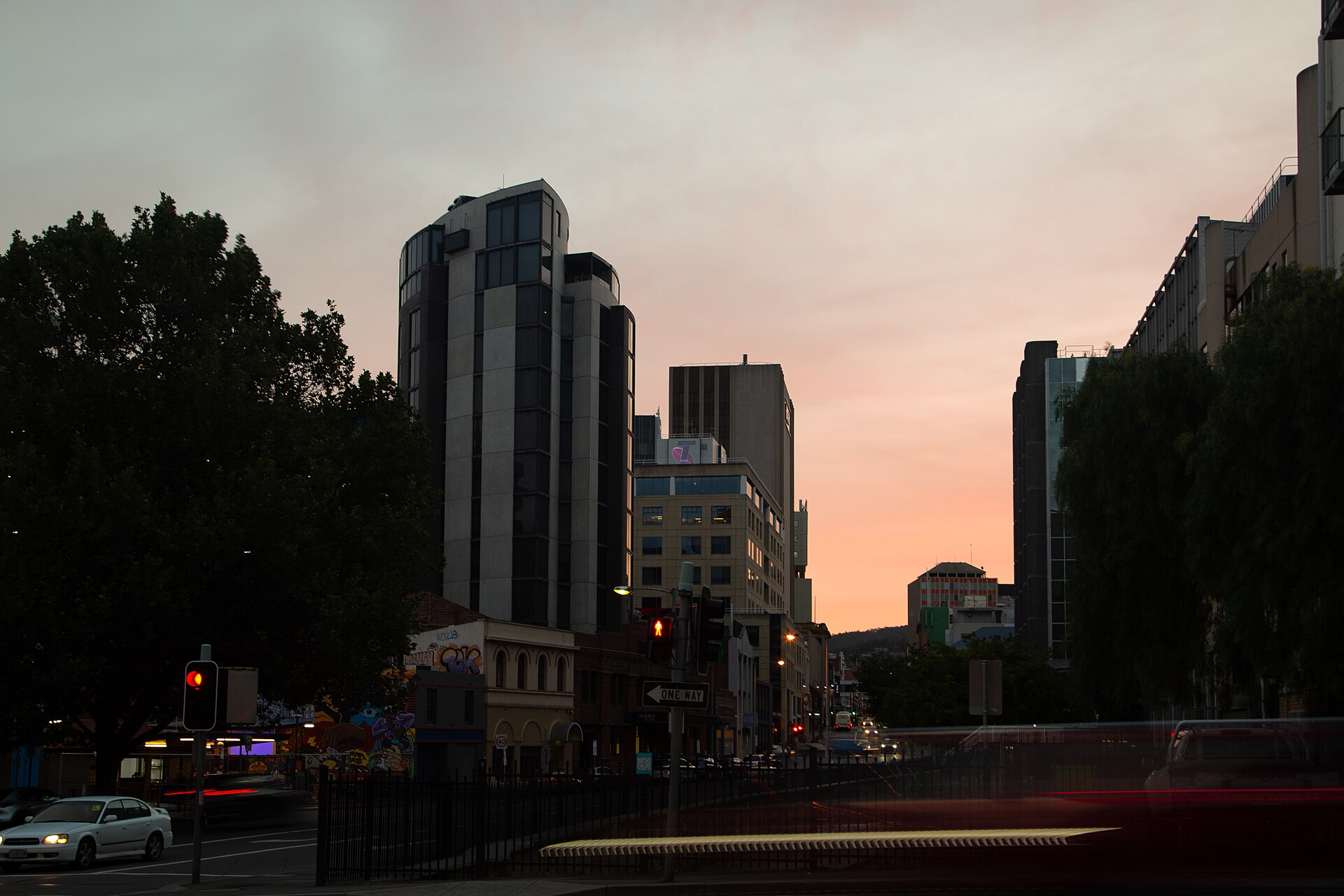 Collins Street in Hobart's city centre