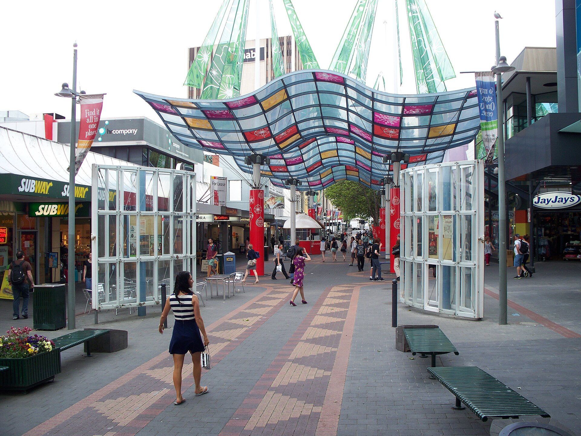 Elizabeth Street Mall in Hobart