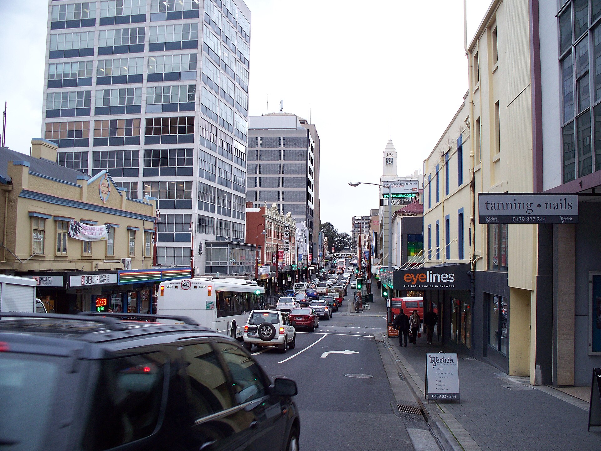 Murray Street in Hobart's city centre