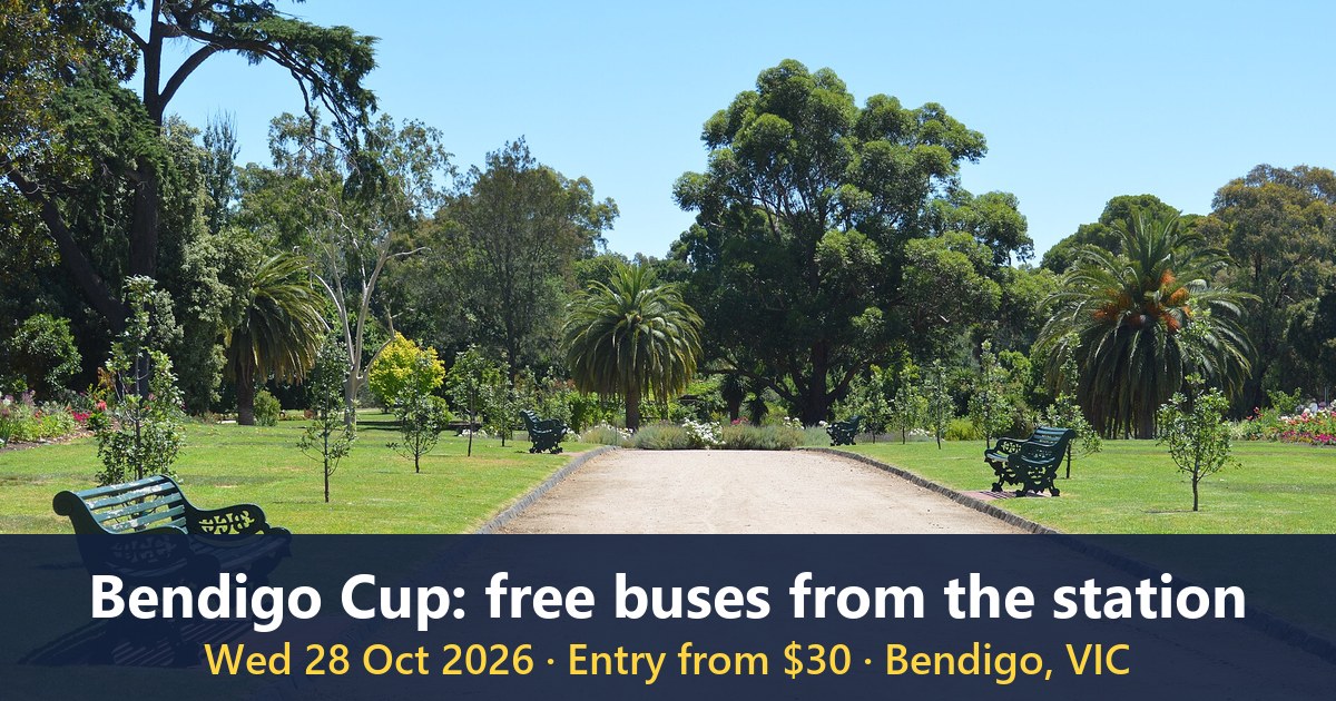Bendigo Botanic Gardens at White Hills, near the racecourse