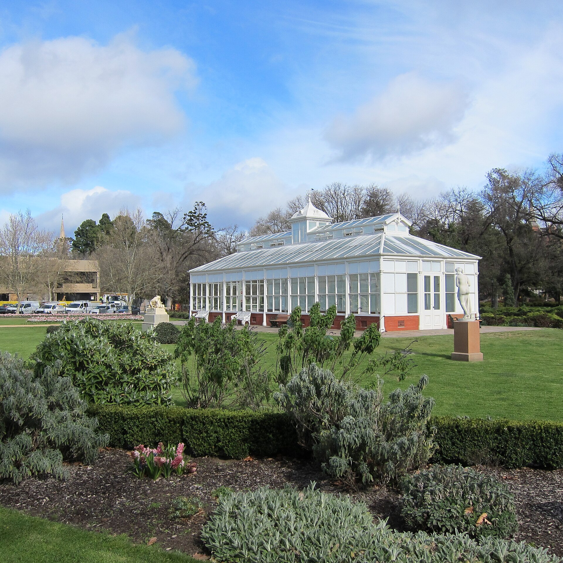 The Conservatory Gardens in Rosalind Park, Bendigo, in September 2014