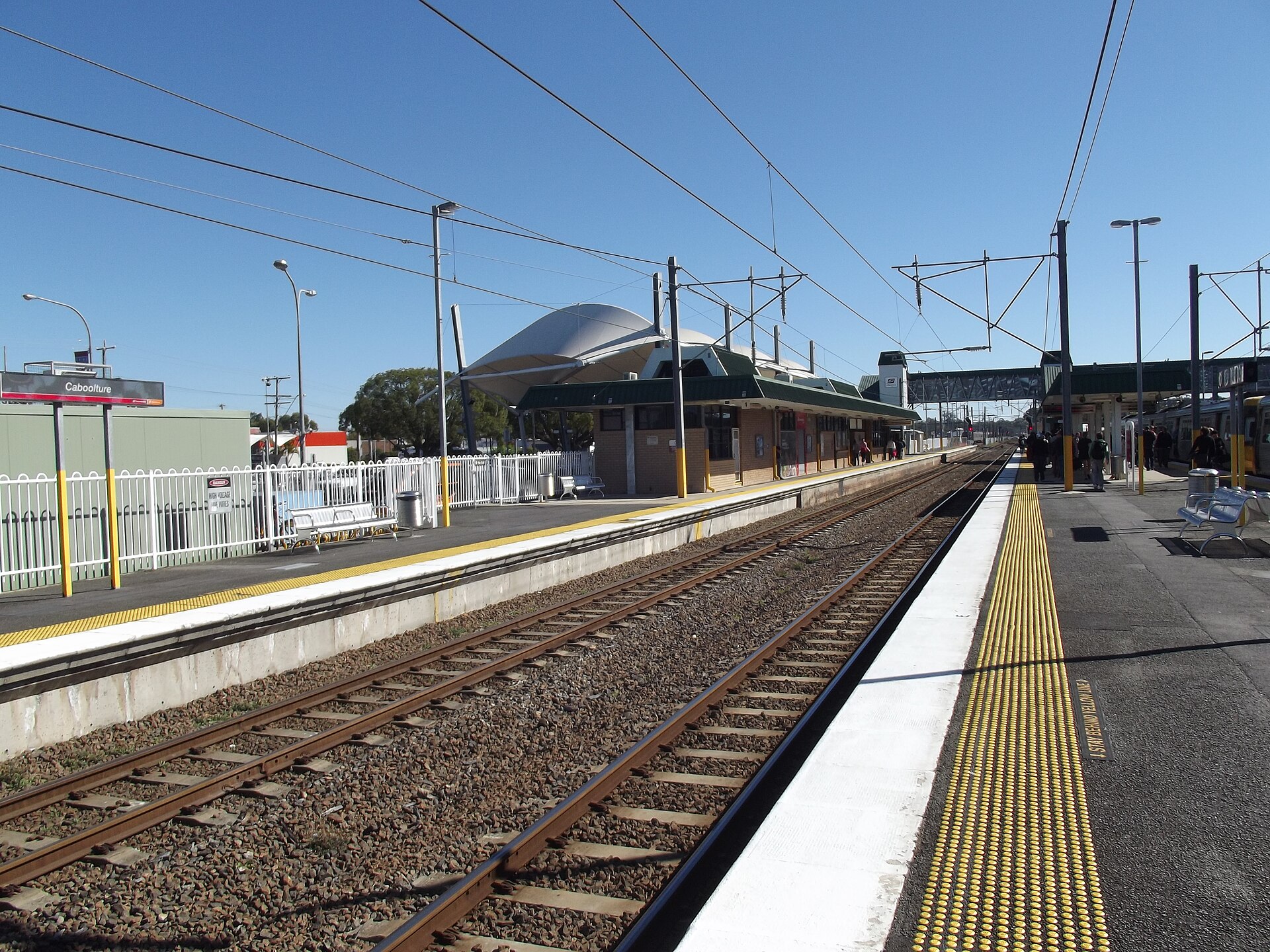 Caboolture railway station in August 2012