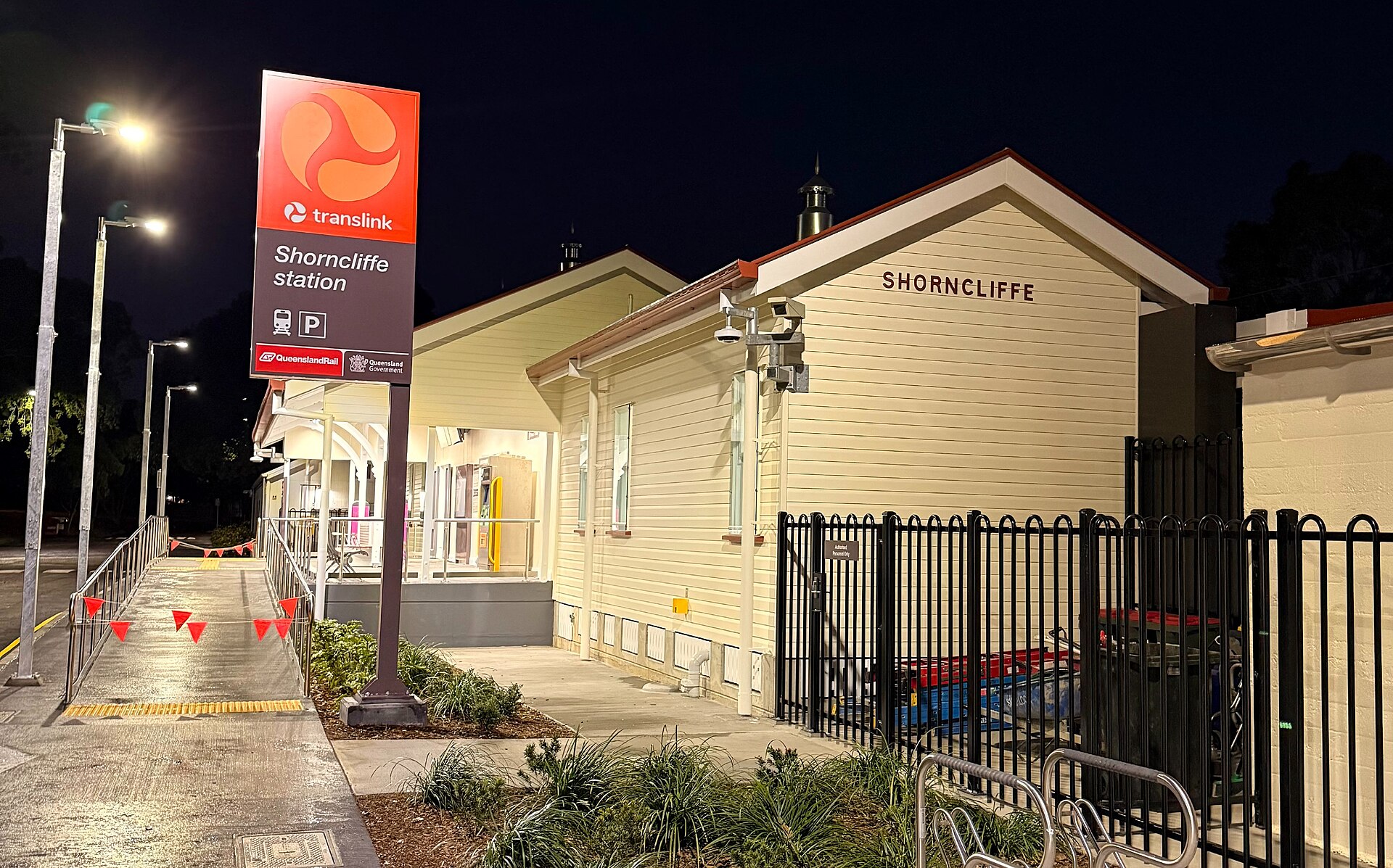 Shorncliffe station after its accessibility rebuild, July 2026