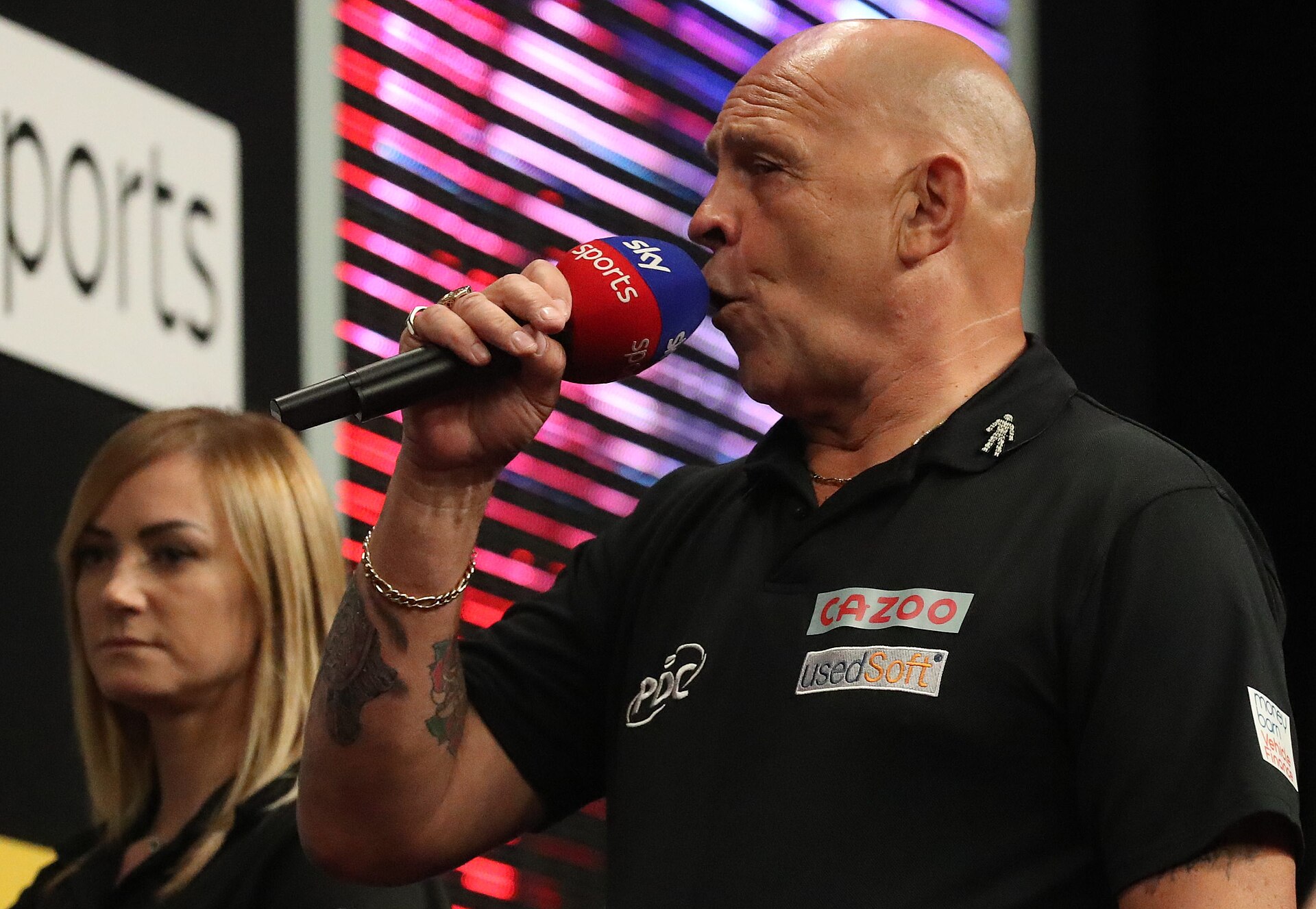 A play-off night of the 2022 Premier League Darts in Germany