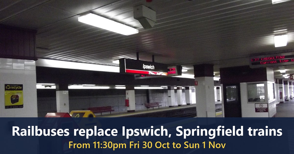 Ipswich railway station platform, Queensland