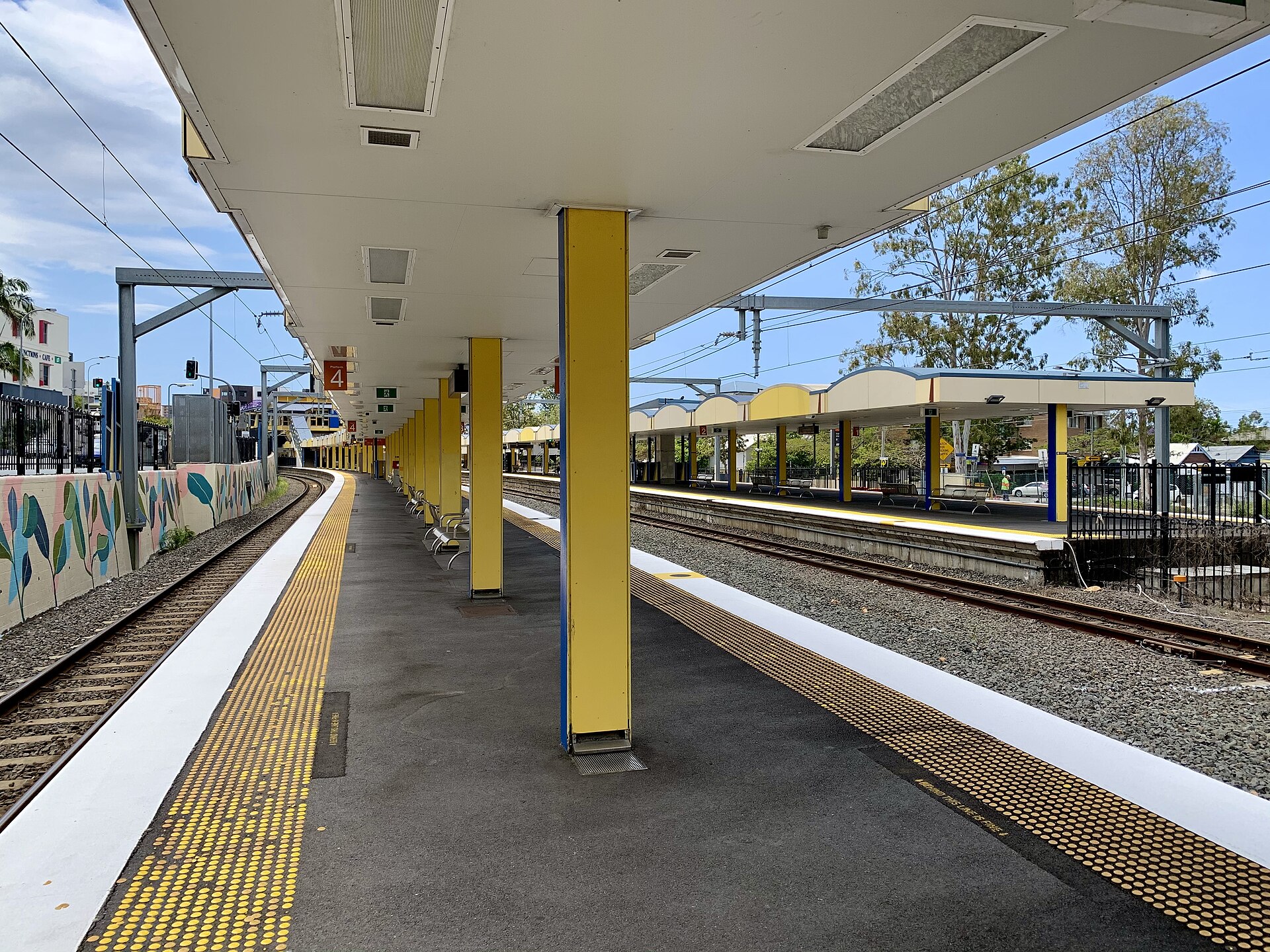 Indooroopilly railway station in 2020