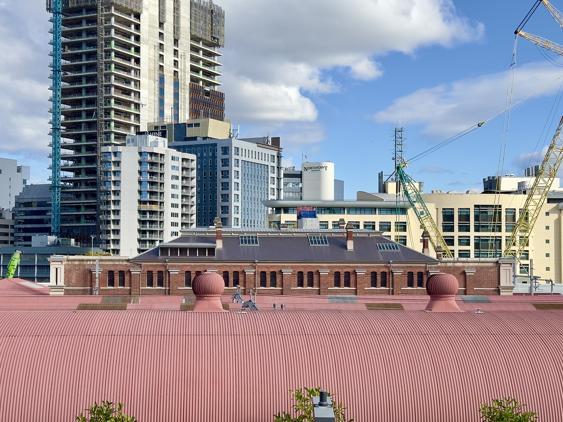 Roma Street railway station in Brisbane, 2024