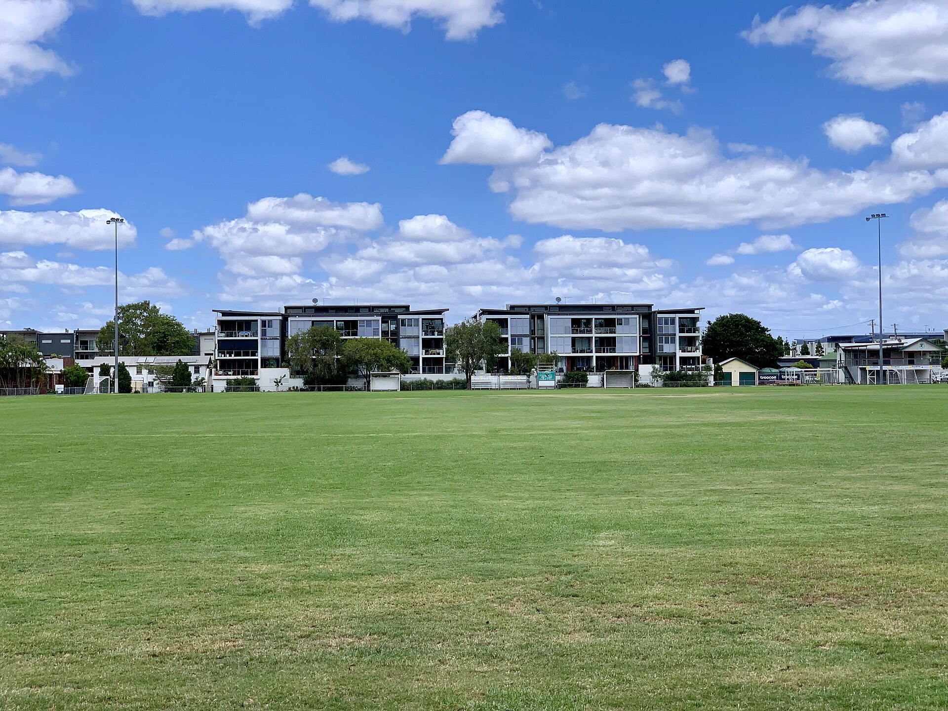 Bulimba Memorial Park on a sunny day