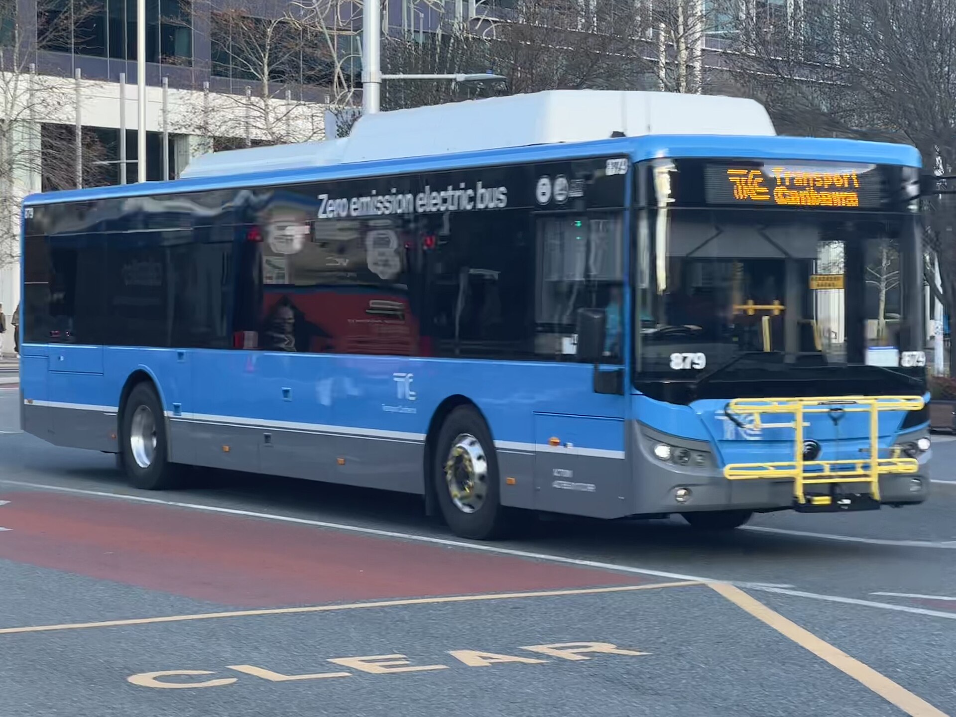 A Transport Canberra bus on Rimmer Street, August 2026