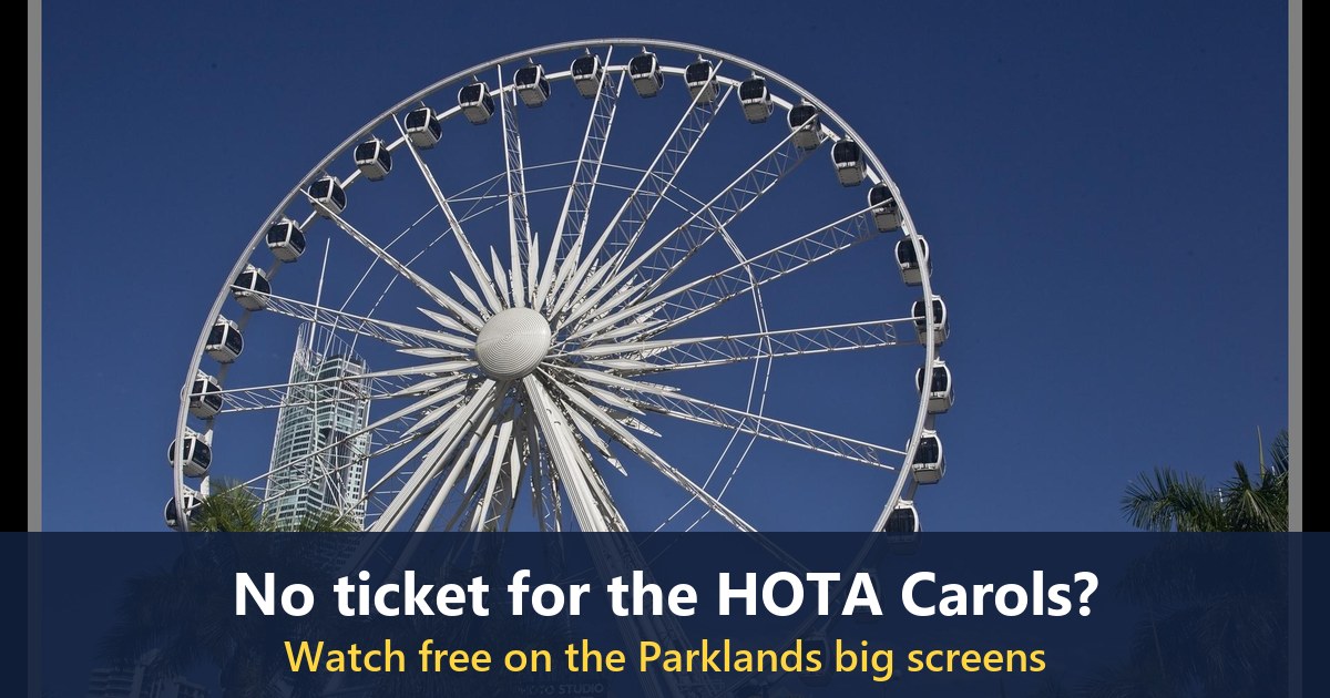 A Ferris wheel in Surfers Paradise, photographed in 2011 (not the HOTA wheel)