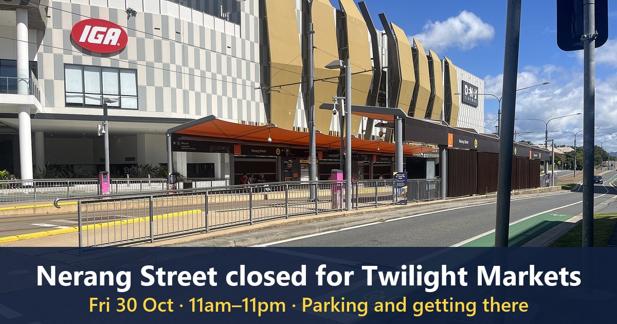 Nerang Street G:link station in Southport