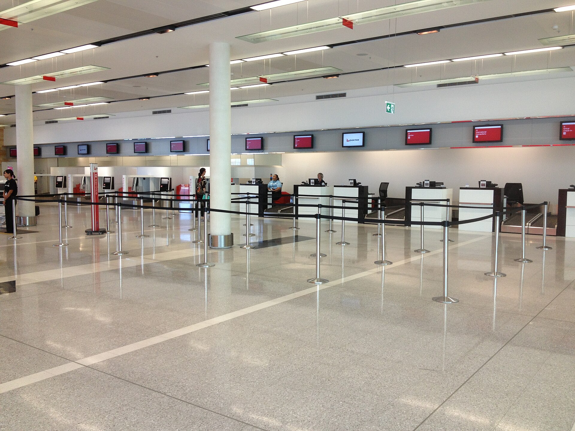 The Canberra Airport terminal building