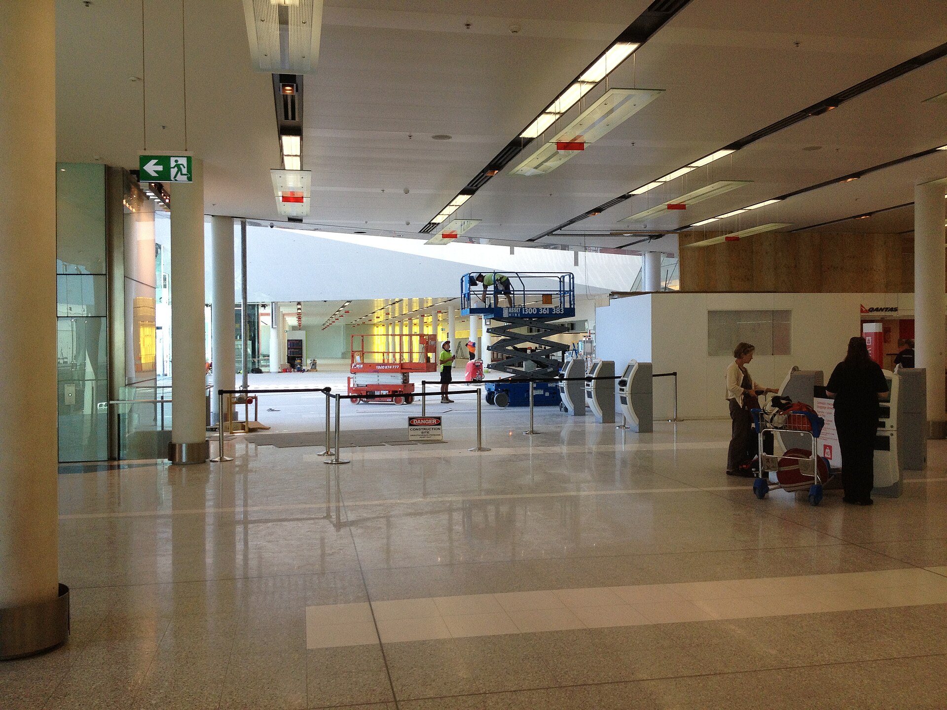 The Canberra Airport terminal building