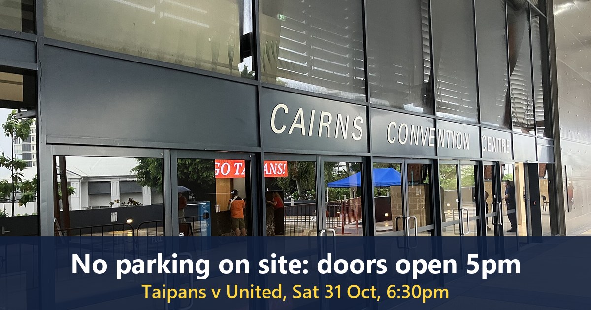 Cairns Convention Centre arena entrance, 2022