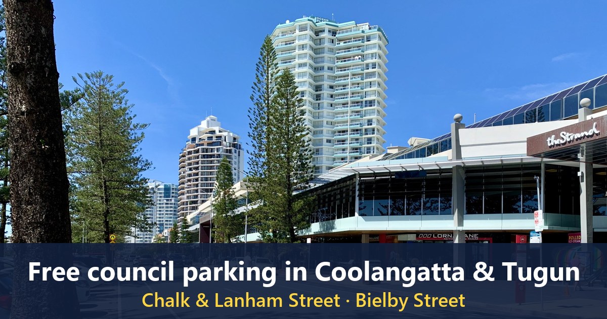 Marine Parade in Coolangatta, Queensland