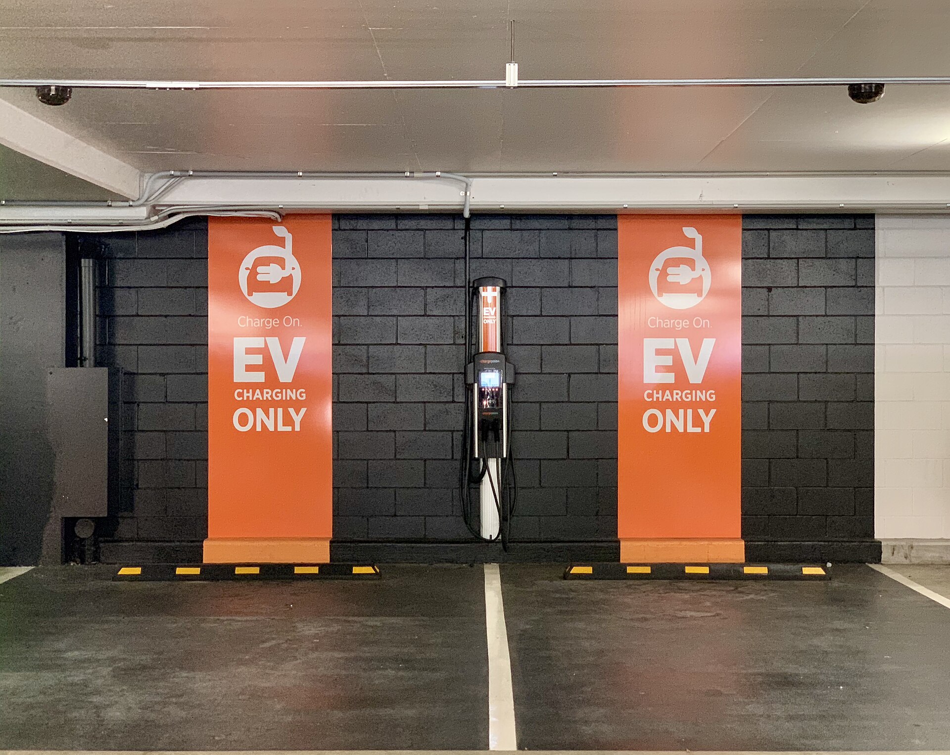 Electric vehicle charging stations at Pacific Fair, Gold Coast