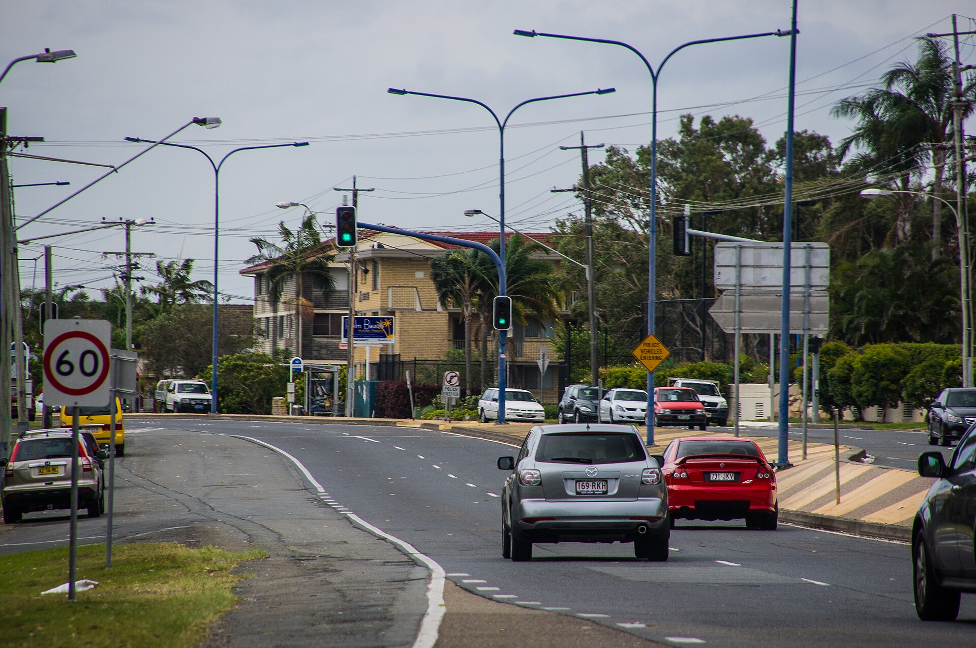 Gold Coast Highway at Palm Beach