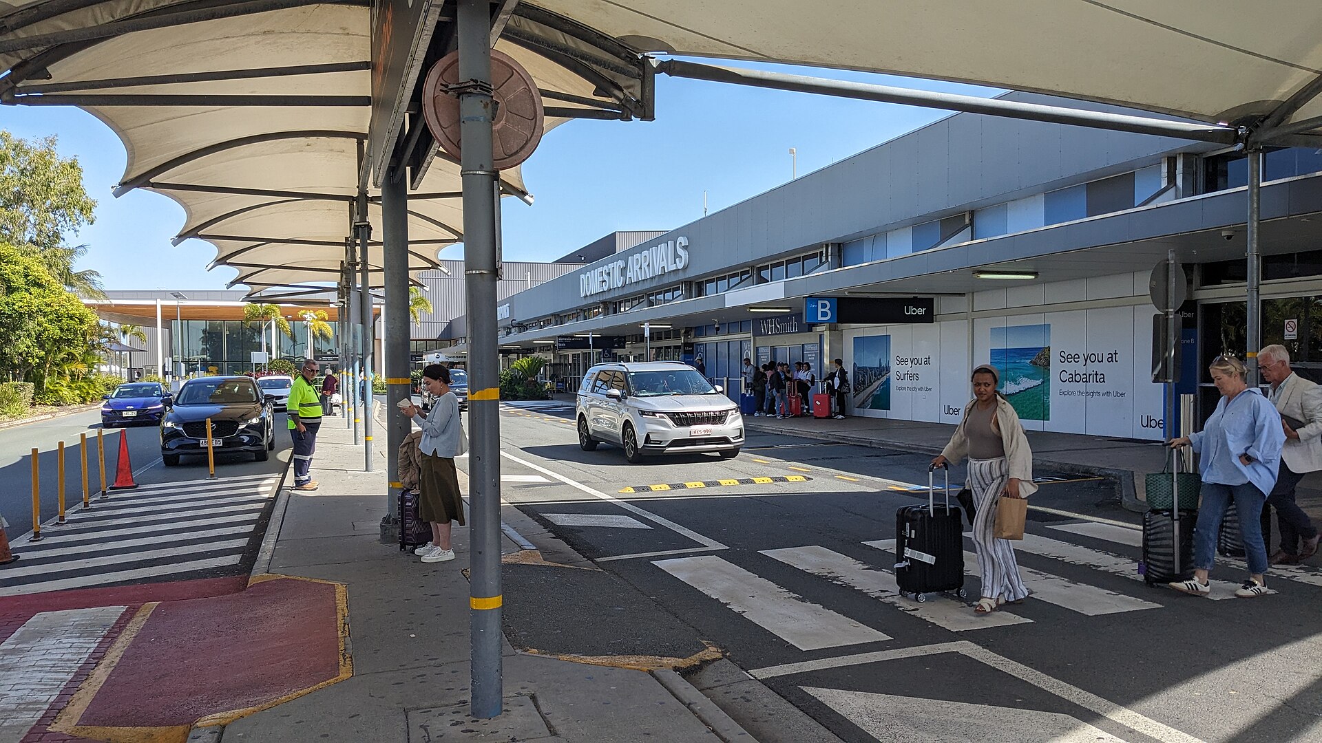Domestic arrivals area of Gold Coast Airport