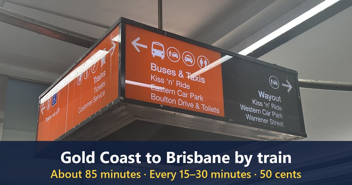 Nerang railway station on the Gold Coast, Queensland, in June 2026