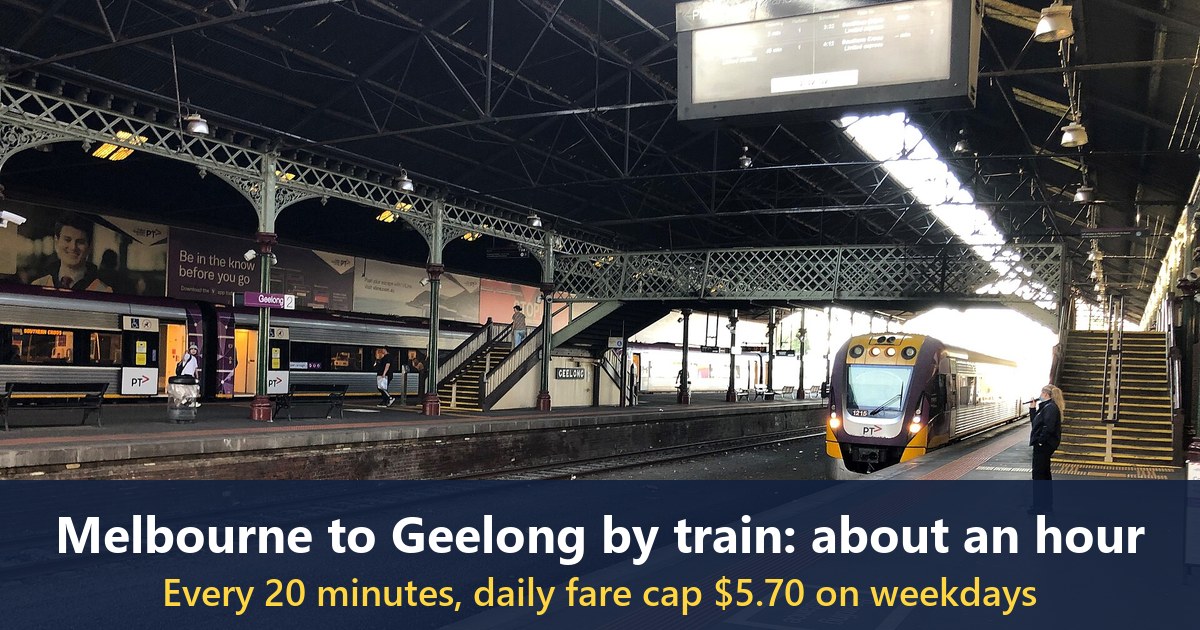 V/Line VLocity at Geelong Station