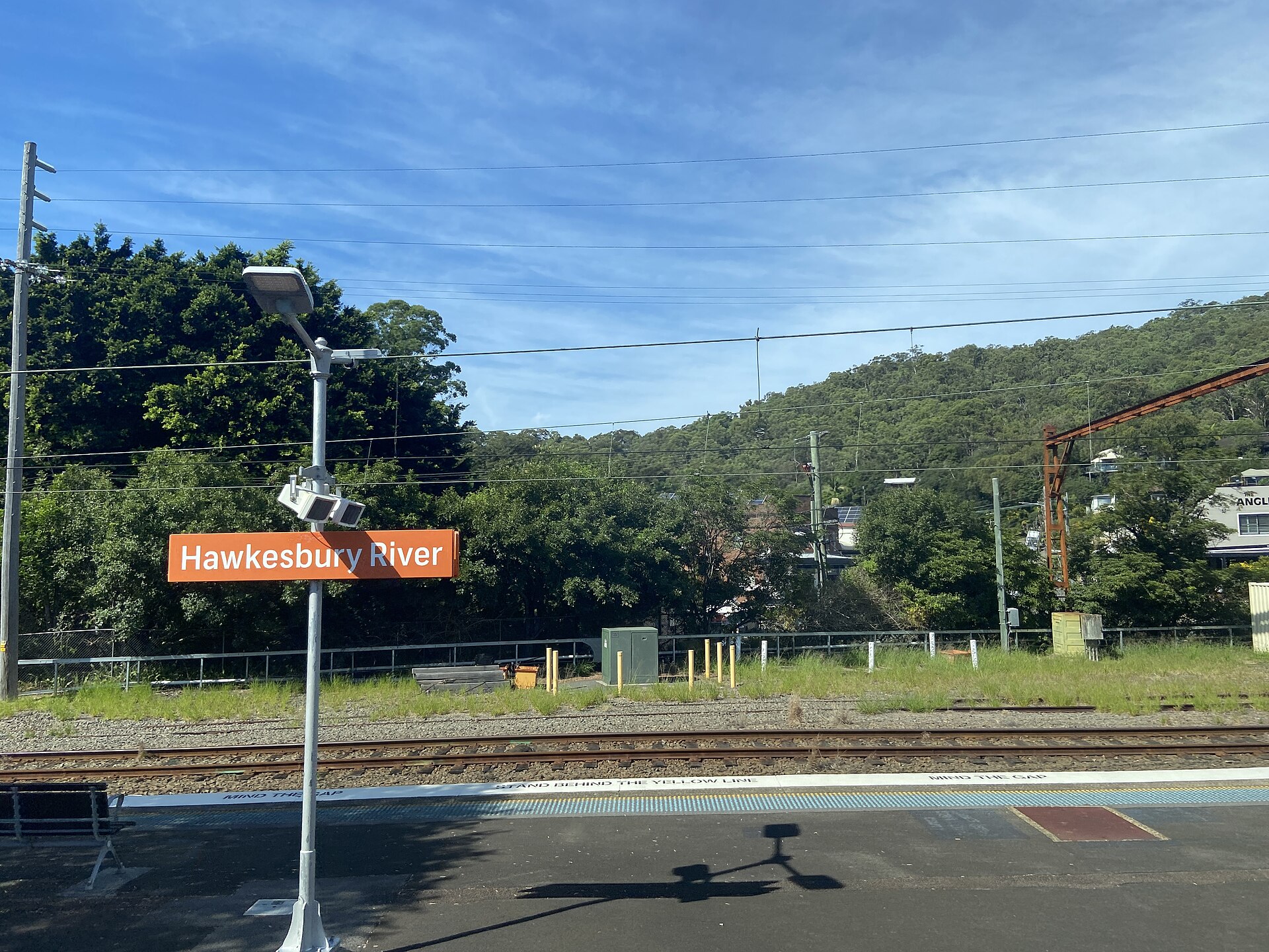 Hawkesbury River railway station photographed in April 2025