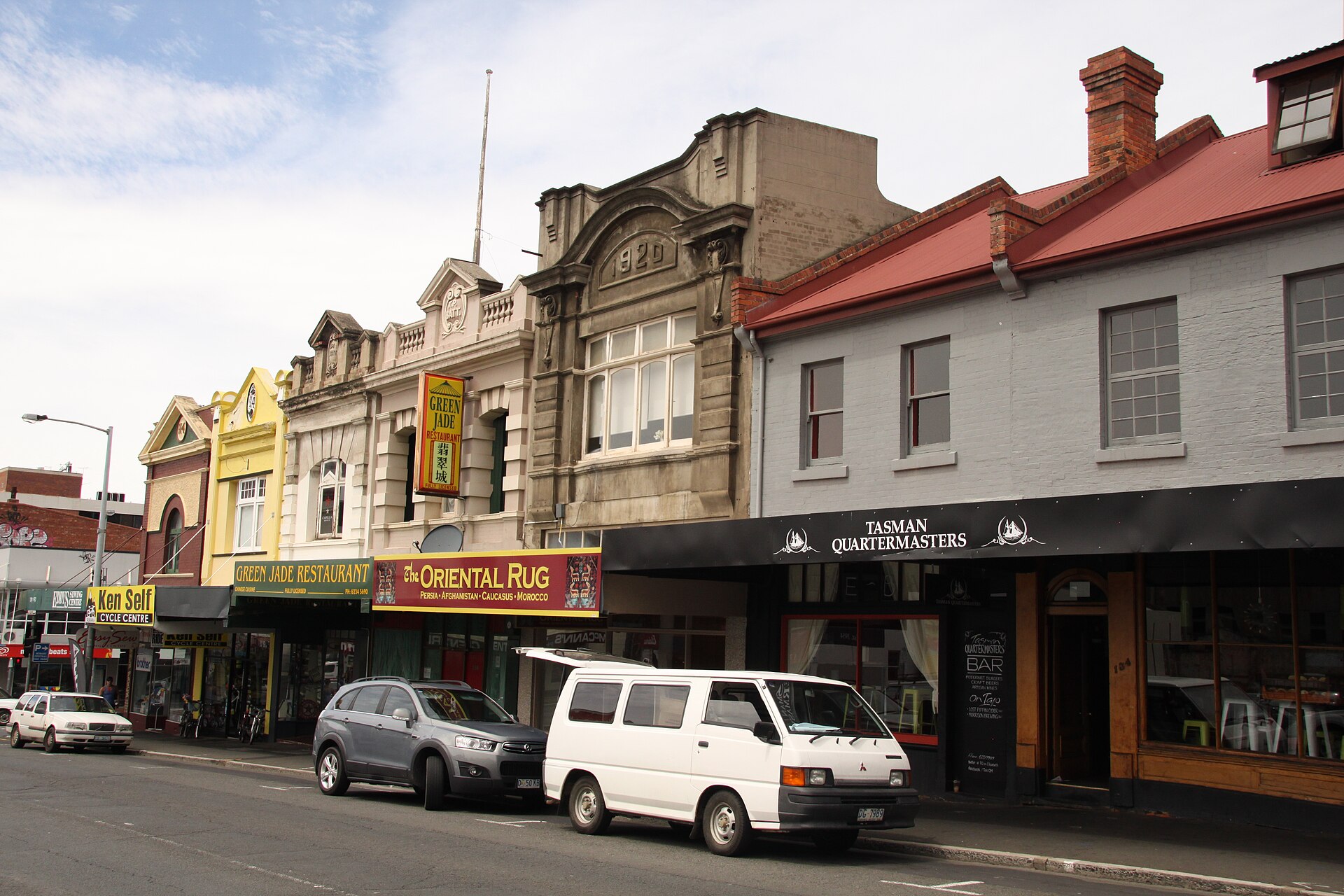 Elizabeth Street in Hobart's city centre