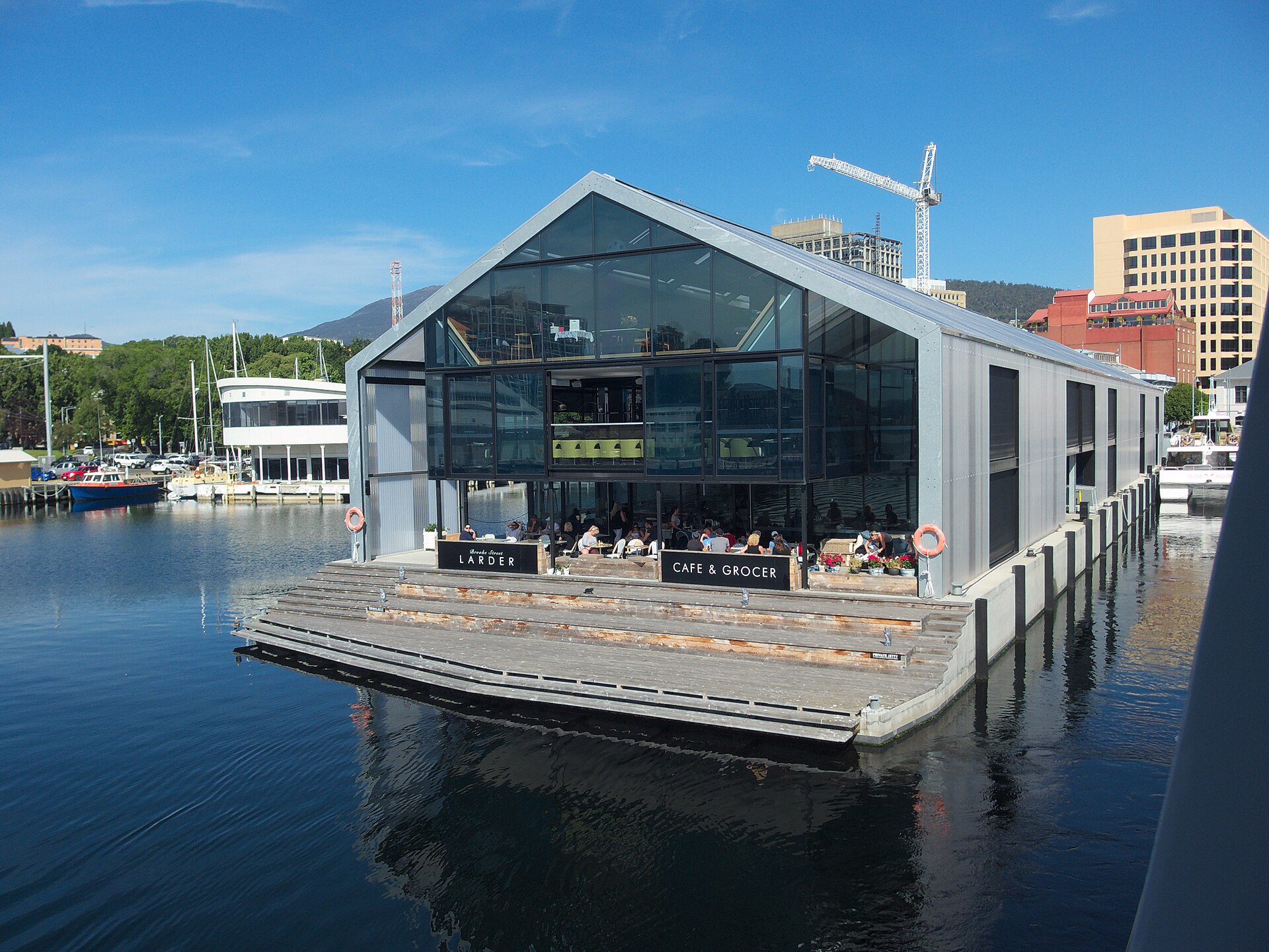 Brooke Street Pier on Franklin Wharf, Hobart