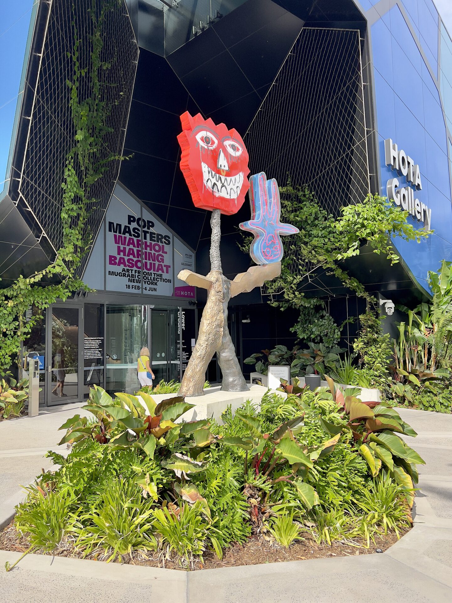 HOTA Gallery entrance at Surfers Paradise