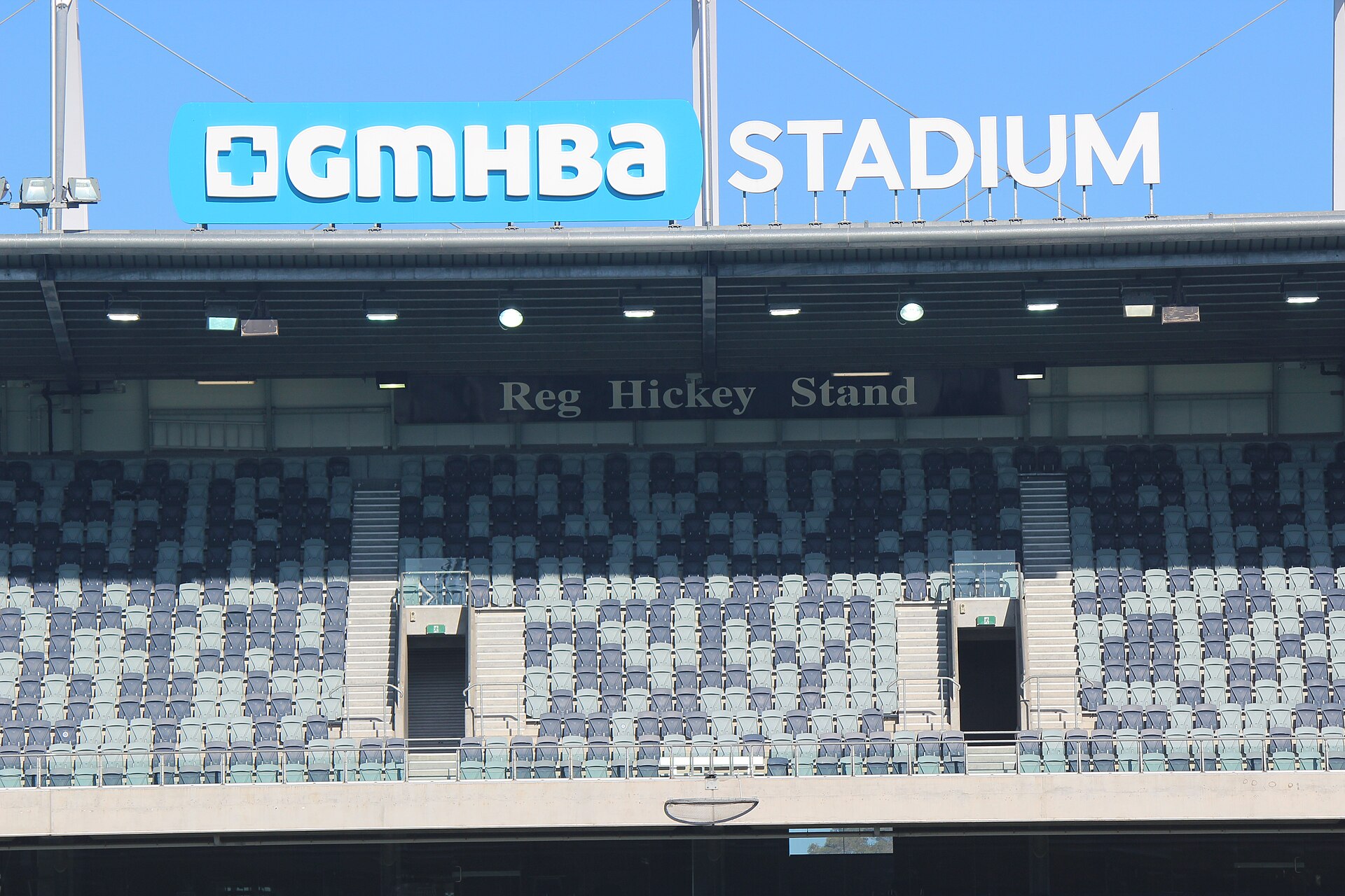 Kardinia Park (GMHBA Stadium) during a match in February 2019