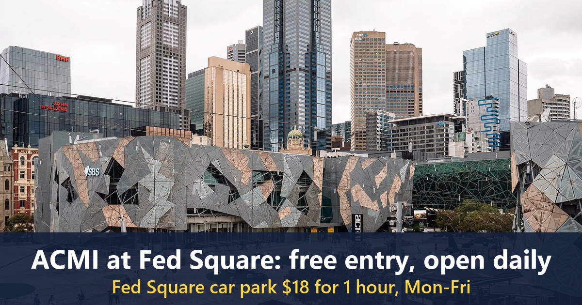 ACMI at Fed Square from above