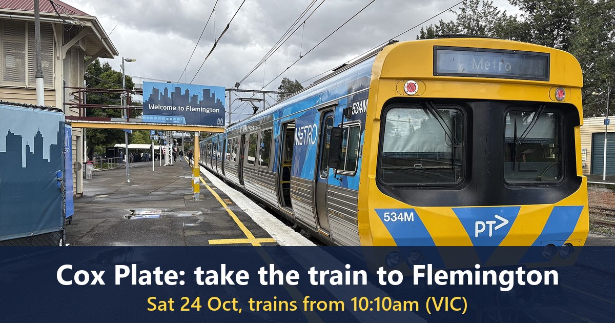 Flemington Racecourse station