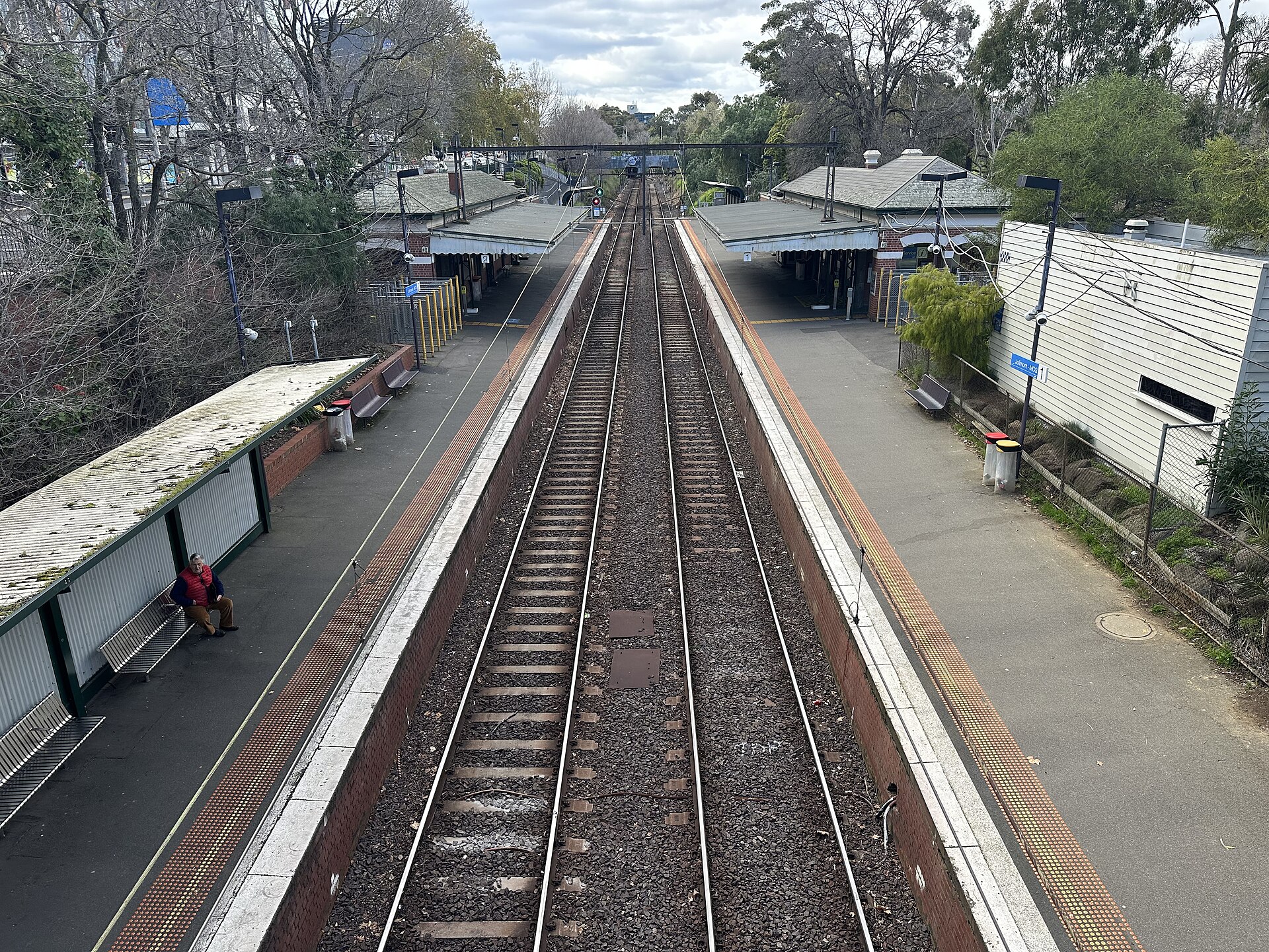 Jolimont railway station in August 2026