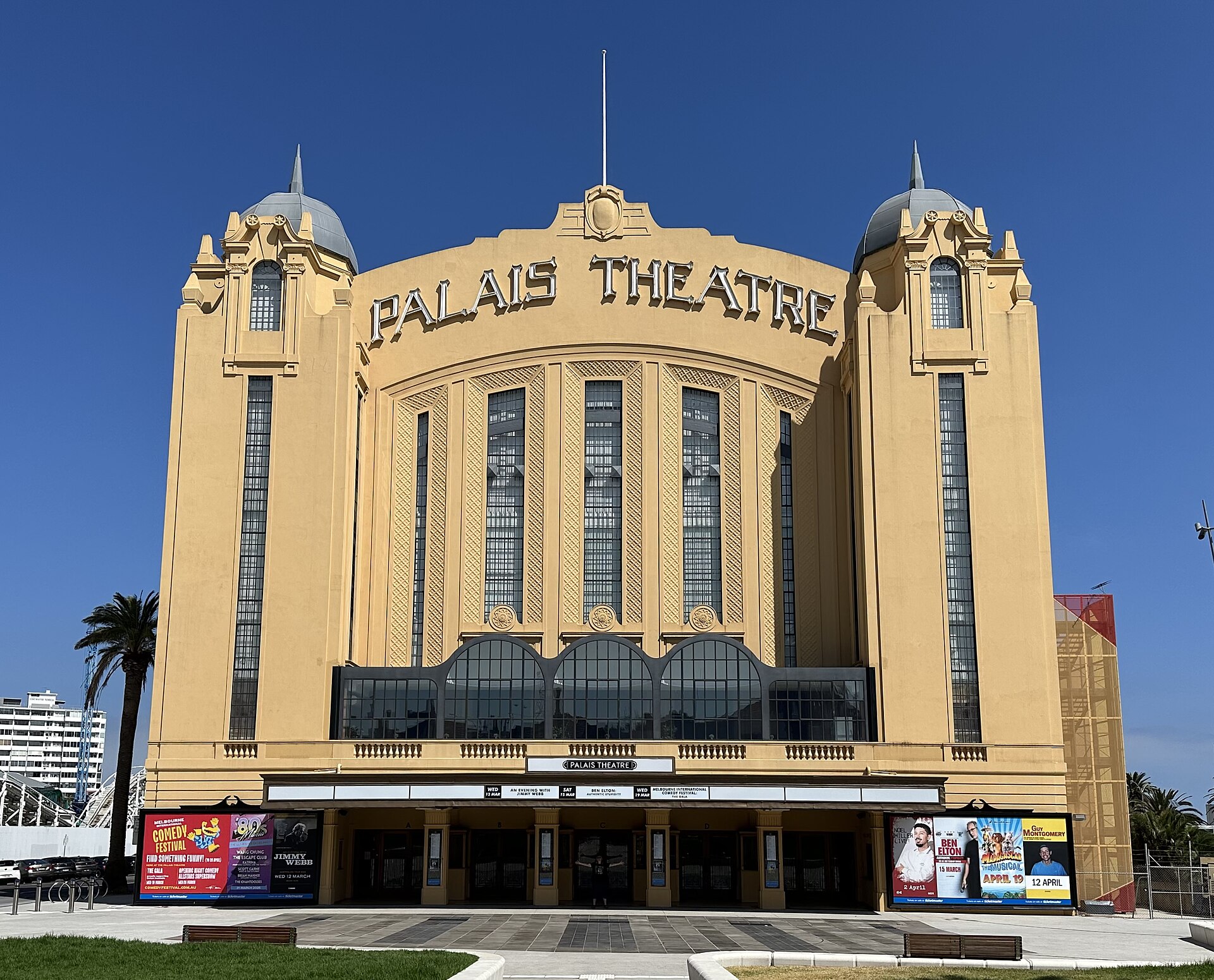 The Palais Theatre in St Kilda in 2025