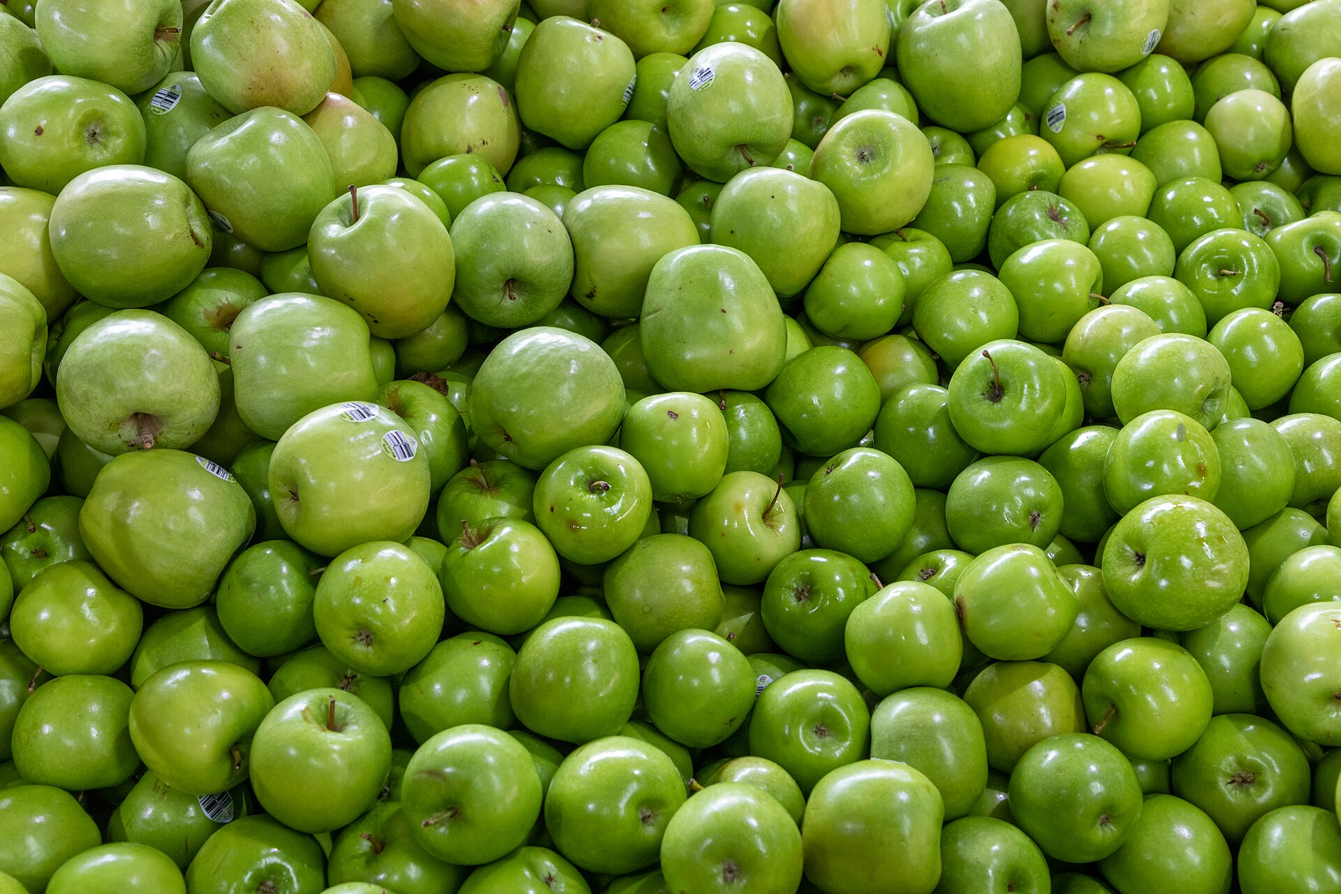 Apples at Queen Victoria Market in 2019