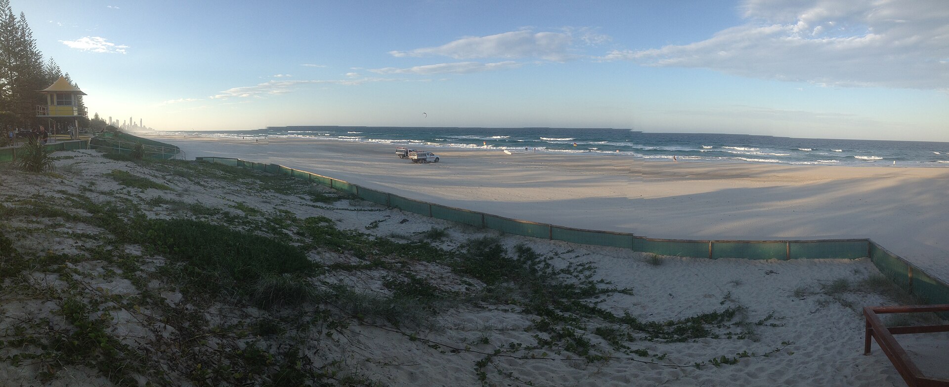 Miami Beach on the Gold Coast looking north, in 2016