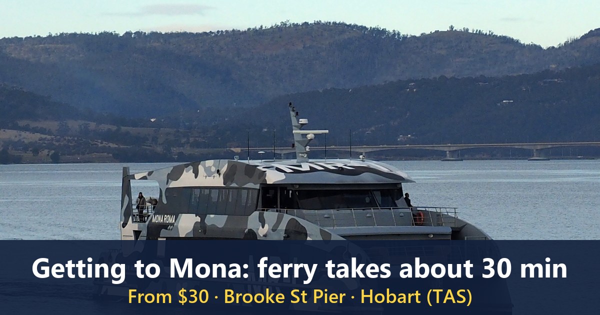 A Mona ferry (MR-1) approaching Mona (photographed in July 2017)