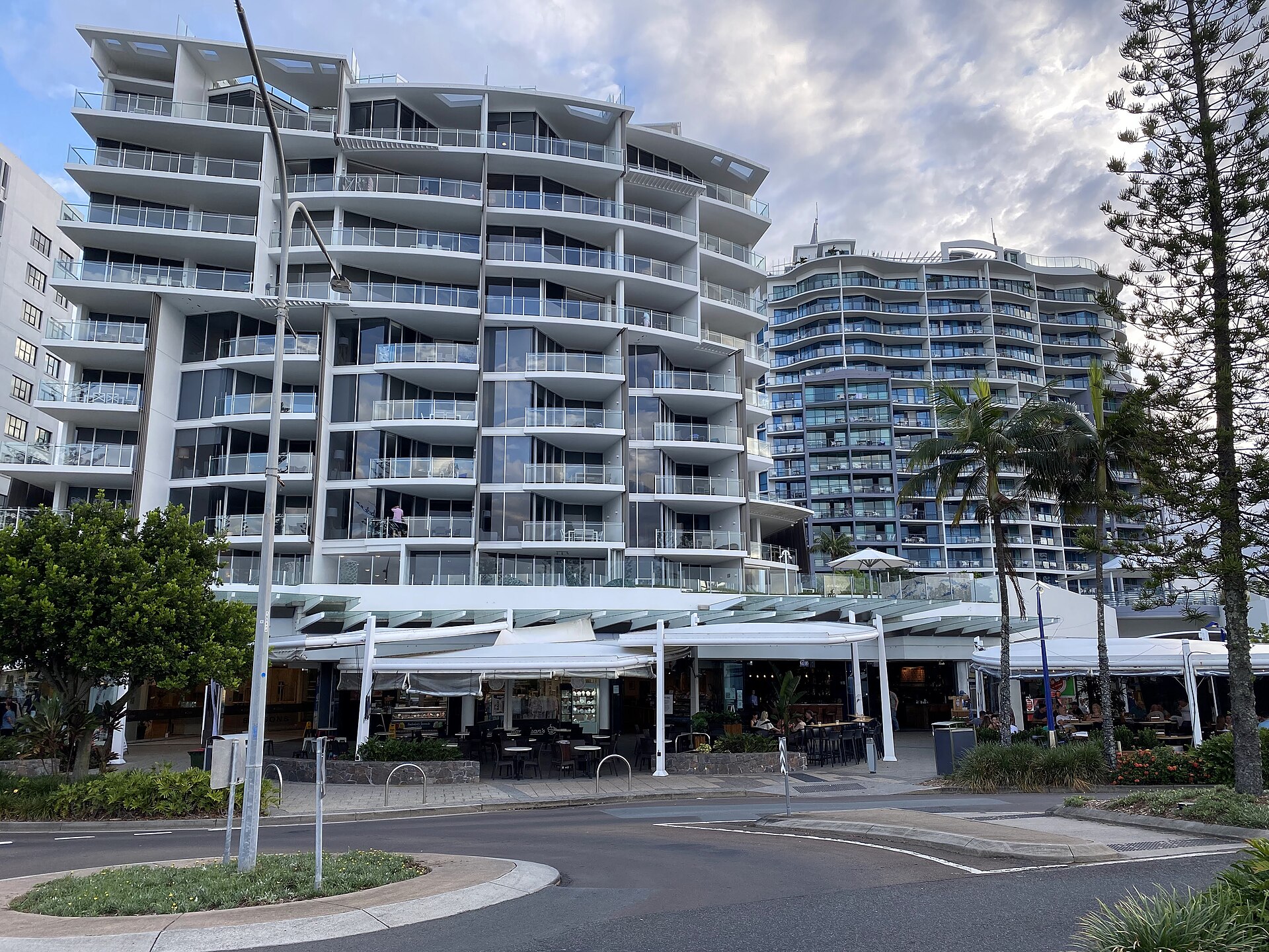 Mooloolaba Esplanade, photographed in March 2023