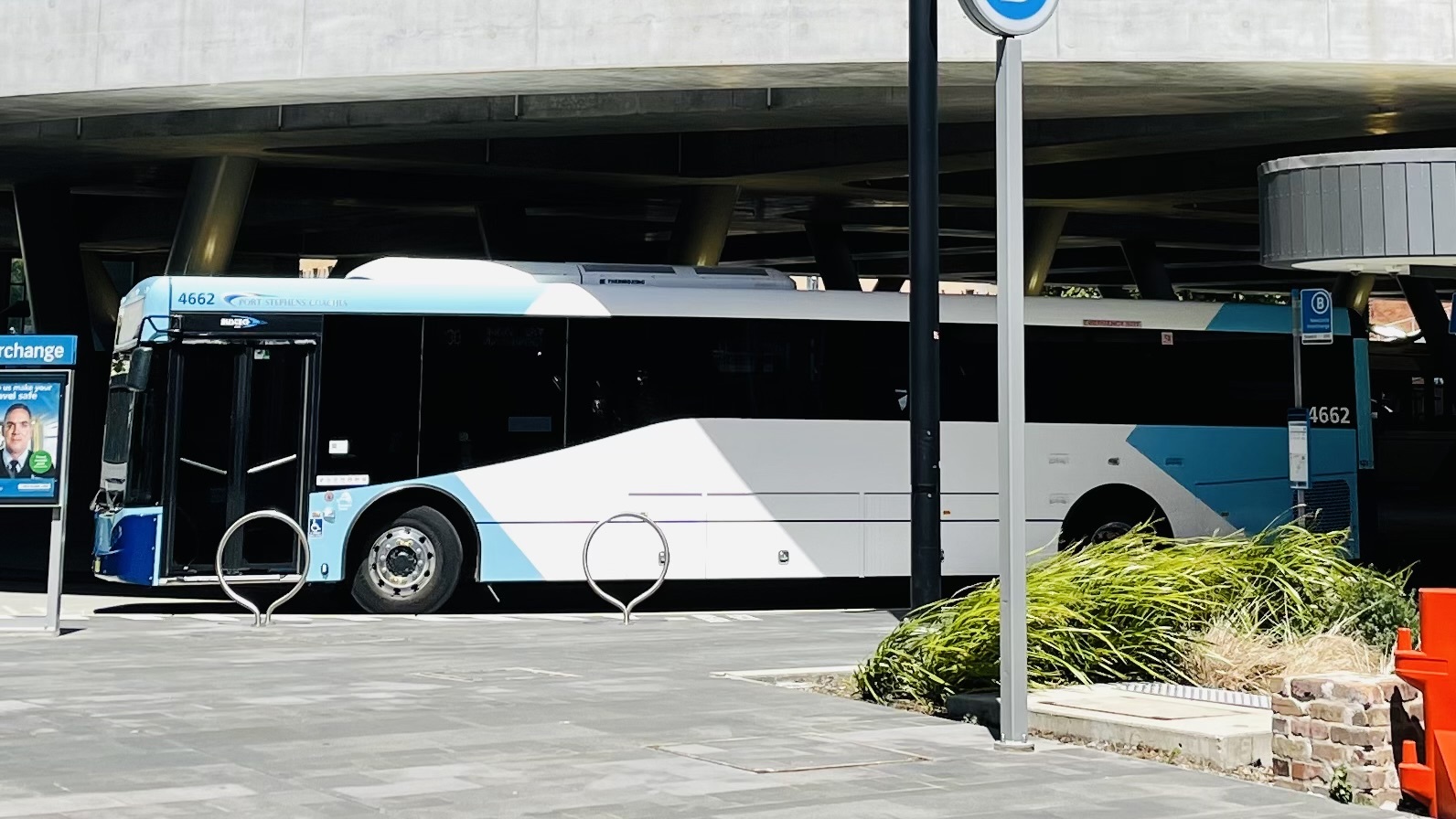 Newcastle Interchange bus terminal, photographed in 2022