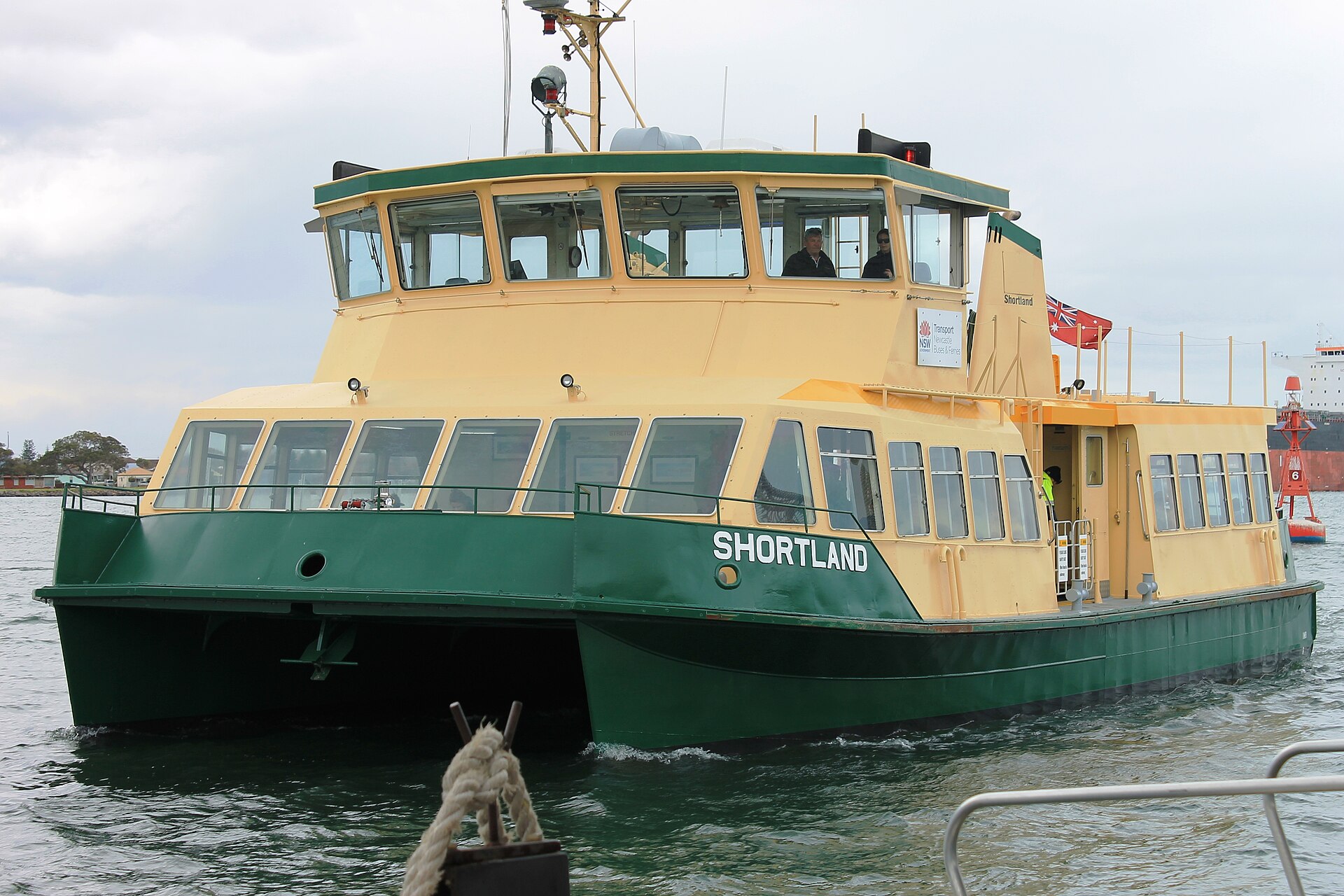The Stockton ferry Shortland in Newcastle, photographed in 2015