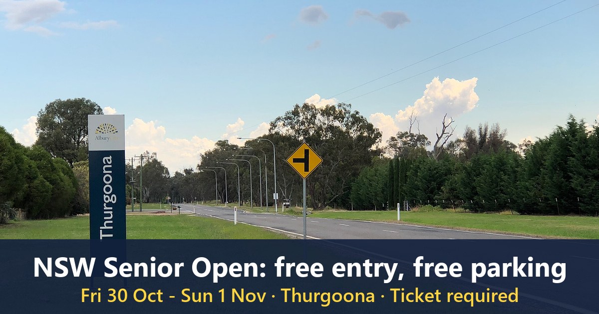 Thurgoona entry sign beside Table Top Road, NSW