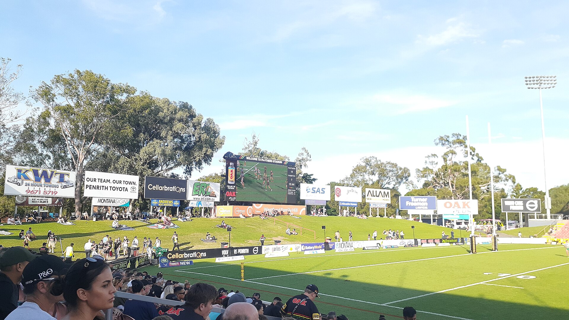 The Family Hill at Penrith Stadium in 2021
