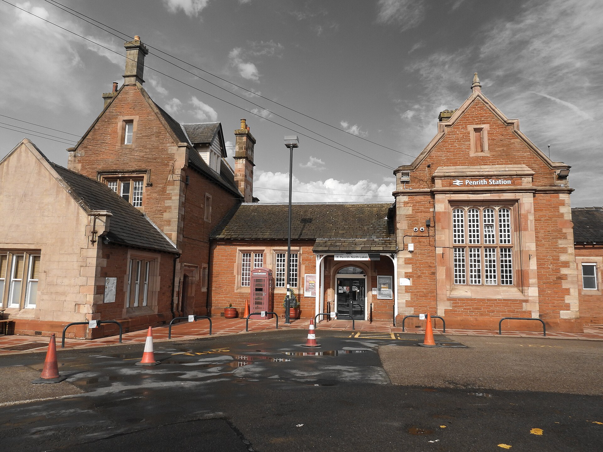 The entrance of the Penrith Railway Station (2026)