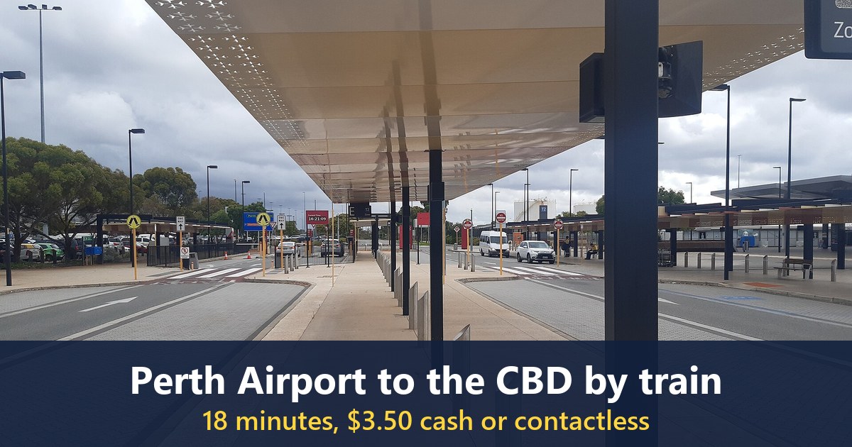 Perth Airport Terminal 2 pick-up and drop-off area