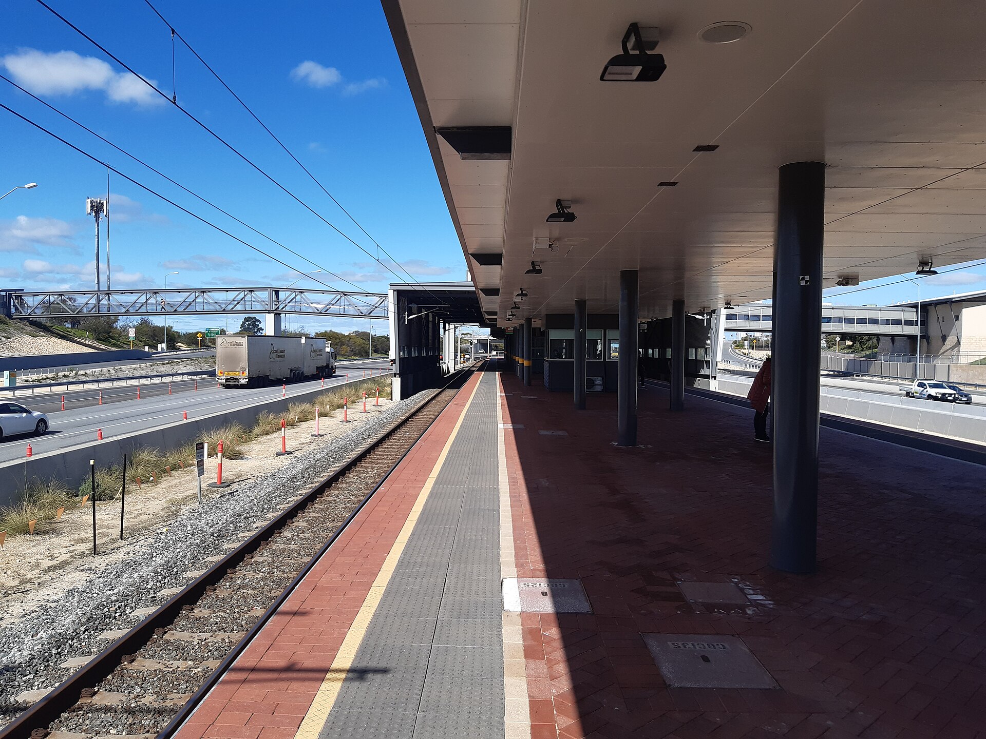 Cockburn Central railway station, August 2022