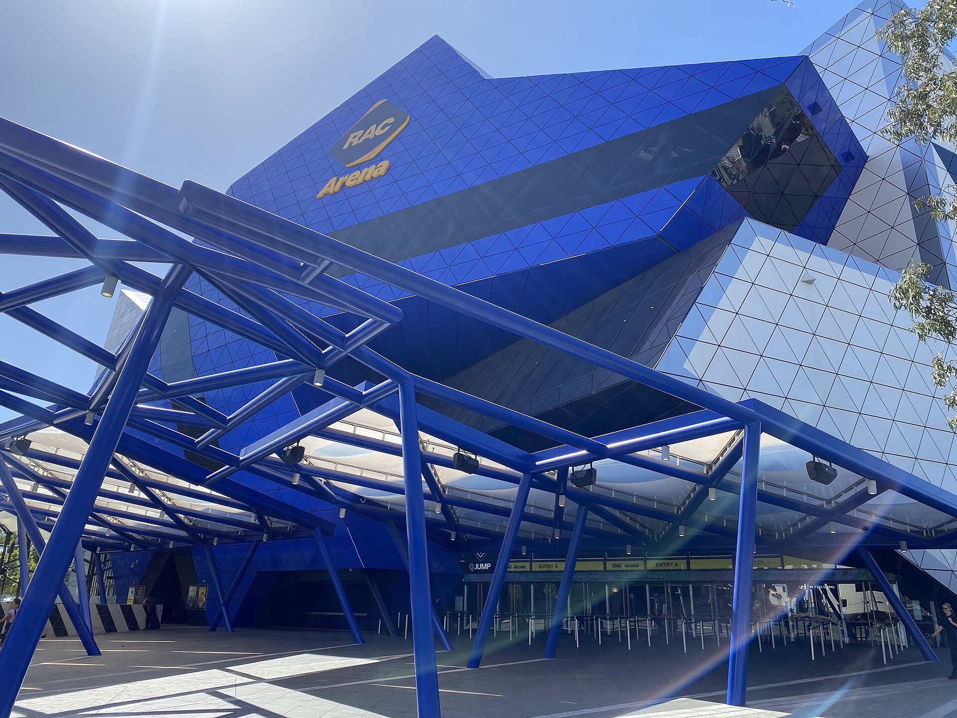 RAC Arena in Perth's central business district, February 2023